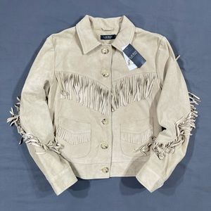 Polo Ralph Lauren Women’s Western Suede Fringe Jacket 8